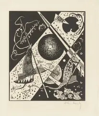 Wassily Kandinsky, Kleine Welten VI, 1922, Holzschnitt auf Velin