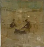 Norbert Schwontkowski, Die Glut, 1996, Öl auf Leinwand