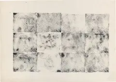 Peter Roehr, Ohne Titel, 1962, Tusche in Schwarz auf Papier