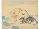 Otto Dix, Katze und Kätzchen