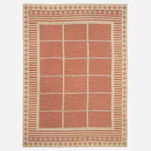Edna Martin, Monumental flatweave carpet, c. 1950, hand-woven wool