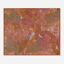 David Cressey, Untitled, c. 1990, mixed media on Masonite in artist-made frame