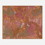 David Cressey, Untitled, c. 1990, mixed media on Masonite in artist-made frame