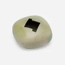 David Shaner, Pillow pot, c. 1989, glazed stoneware