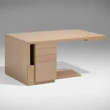 Rudolph M. Schindler, Partners desk from the Gingold residence, c. 1945, painted cedar plywood