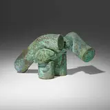 Untitled (Directly Formed Bronze) by Harry Bertoia, c. 1975, bronze with applied patina, sold Nov 2023