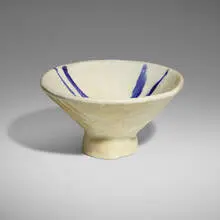 Ceramic bowl by Jb Blunk, c. 1975, glazed stoneware, sold Nov 2023