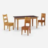 Roy McMakin, Dining table and chairs, set of four