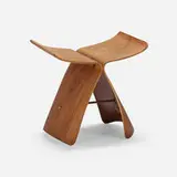 Sori Yanagi, Butterfly stool, 1954, palisander, brass