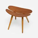 Phillip Lewis, Torii stool, c. 1962, maple, walnut