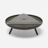 Barbecue-Brazier ashtray by Stan Hawk and R. Coelho-Cordoza, c. 1945, patinated steel, sold Nov 2023
