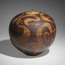 Joel Edwards, Large weed pot, c. 1959, glazed stoneware