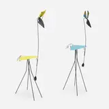 Malcolm Moran, Giraffe mobiles, pair, c. 1954, painted metal