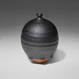 Weed pot by Doyle Lane, c. 1965, glazed earthenware, sold Nov 2023