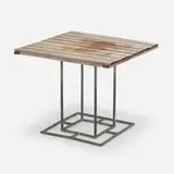 Walter Lamb, Dining table, model WT-2701, c. 1952, bronze, wood