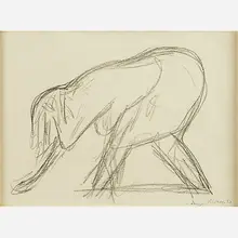 Diego Rivera, Untitled (Sketch of a Woman), Mexico