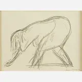 Diego Rivera, Untitled (Sketch of a Woman), Mexico
