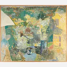 David Fertig, The Garden & The Studio from the Terrace