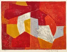 Composition by Serge Poliakoff, Russia/France, sold Nov 2017