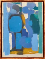 Untitled by Carl Holty, sold Nov 2017