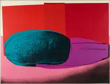 Watermelon from Space Fruit by Andy Warhol, sold Nov 2017