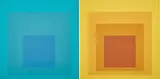 Golden Gate and Emeraude from Soft Edge п Hard Edge by Josef Albers, Germany/USA, sold Nov 2017