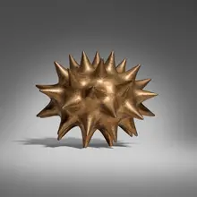 Gold Atom by Pamela Sunday, 2008, glazed stoneware, sold Aug 2026