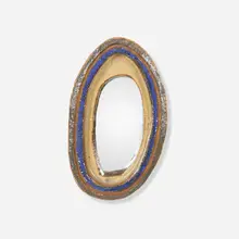 Les Argonautes, Wall mirror, c. 1960, glazed earthenware, mirror