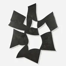 Pierre Sabatier, Ombres I (wall sculpture), c. 1960, patinated steel