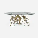 Modern, Coffee table with parrots