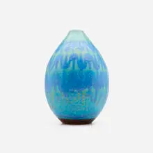 Vase by Maija Grotell, c. 1940, glazed stoneware, sold Aug 2026
