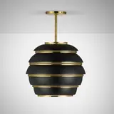 Alvar Aalto, Early and large Beehive ceiling lamp, model A331