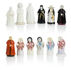 Twelve various candle extinguishers, Late 19th century