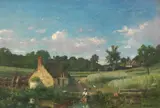 Antoine Chintreuil, Down by the stream