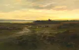 Rsa William Beattie Brown, Findhorn village, sundown
