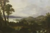 John Knox, An extensive landscape, possibly Loch Lomond, bearing another signature, oil on canvas, 61 x 85 cm. (24 x 33 7/16 in.)