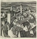 William Wilson Obe Rsa Rsw, The Walls, Rothenburg
