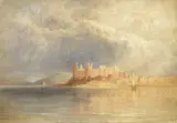 Conway castle by P.O.W.S. Anthony Vandyke Copley Fielding, oil on canvas, sold Oct 2019