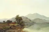 Walter Williams, Derwent water, Cumberland, oil on canvas