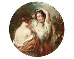 Ra William Etty, The bathers, oil on canvas