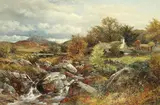 David Bates, 'A Welsh homestead', oil on canvas