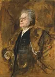 Björnstjerne Björnson by Franz von Lenbach, Um 1897, Öl auf Pappe, sold Nov 2009