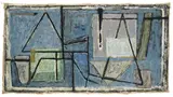 Geer van Velde, Ohne Titel, Um 1950, Öl auf Leinwand, nicht aufgespannt