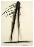 Arnulf Rainer, Ohne Titel, 1968, Graphit und Farbkreide auf Papier
