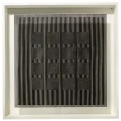 Single II/3 by Ludwig Wilding, 1969, Serigraphie auf Acrylglas, in Objektkasten, sold Dec 2016