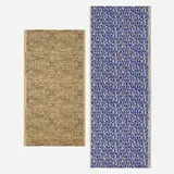 Alexander Girard, Alphabet and Retrospective wallpaper rolls and sample booklets, 1952, screenprint in colors on wallpaper, bound screenprinted paper, screenprint on wallpaper