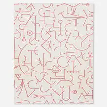 Alvin Lustig, Incantation, 1947, screenprint on linen