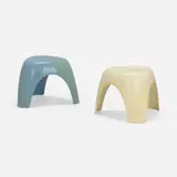 Sori Yanagi, Elephant stools, pair
