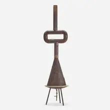 Giorgio Belloli, Fireplace, 1951-52, iron, steel, stone