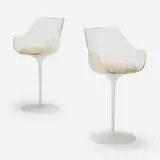 Erwine & Estelle Laverne, Champagne stools, pair